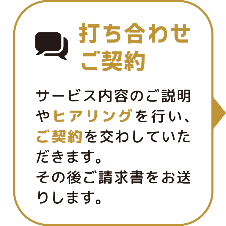 打ち合わせ・ご契約:WEBデザイン制作|福島県郡山市アノマリーデザインへ